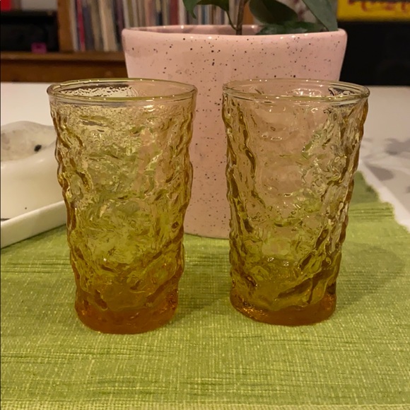 Vintage Other - Two vintage juice glasses